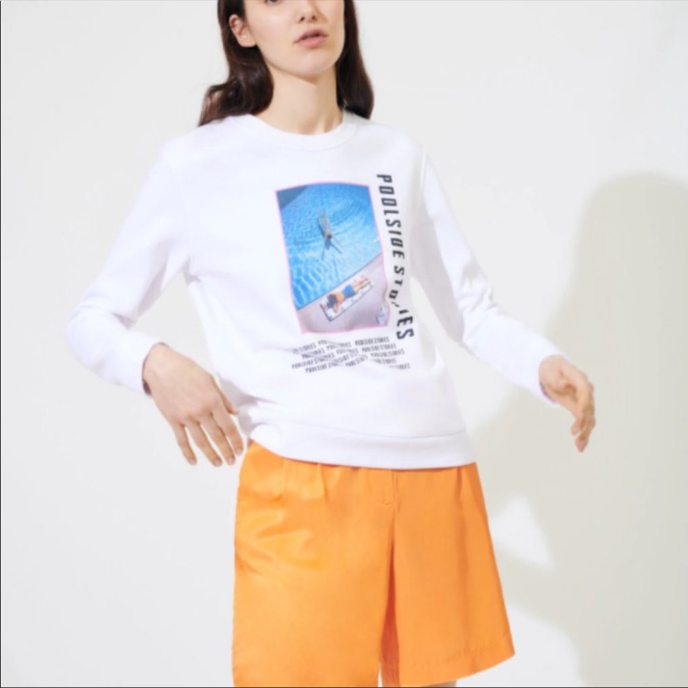 Maje Screen Printed Sweatshirt